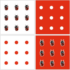 Katicák és Számok - kétoldalas feladatkártyák - 20 db