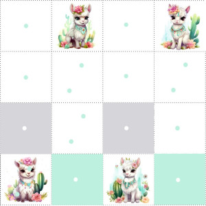 Lámás kis pálya / 15 cm mező