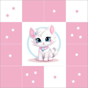 Hullahoppos cica kis pálya / 15 cm mező