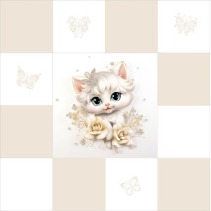 Lepkék és Cica kis pálya / 15 cm mező