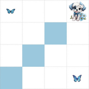 Kék Kutyás kis pálya / 15 cm mező