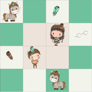 Indiános kis pálya / 15 cm mező