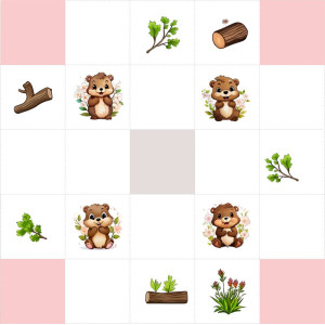 Hörcsögös közepes pálya / 15 cm mező