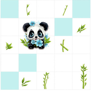 Pandamackós közepes pálya / 15 cm mező