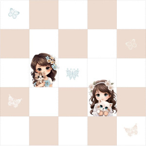 Cicás Lányok közepes pálya / 15 cm mező