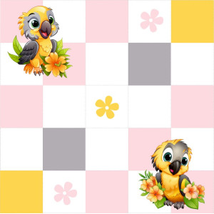 Papagájok közepes pálya / 15 cm mező Papagájok közepes pálya / 15 cm mező