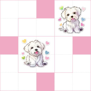 Kutyusok közepes pálya / 15 cm mező