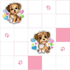 Kutyusos közepes pálya / 15 cm mező