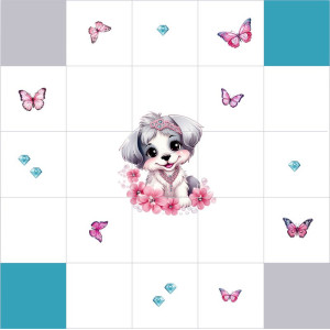 Kutya és Lepkék közepes pálya / 15 cm mező