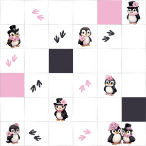 Pingvinek / nagy pálya / 15 cm mező