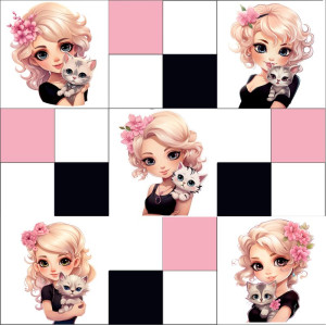 Cicás Lányok / nagy pálya / 12,5 cm mező