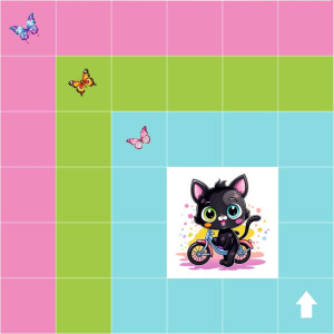 Cica körjárat / nagy pálya / 12,5 cm mező