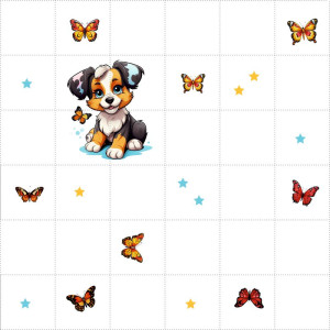 Kutya Lepkék közt / nagy pálya / 12,5 cm mező