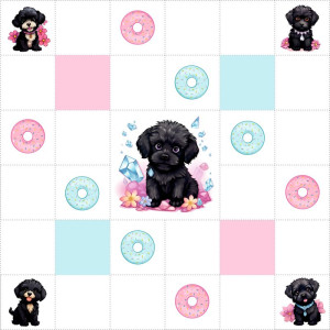 Kutyus és Fánkok / nagy pálya / 12,5 cm mező