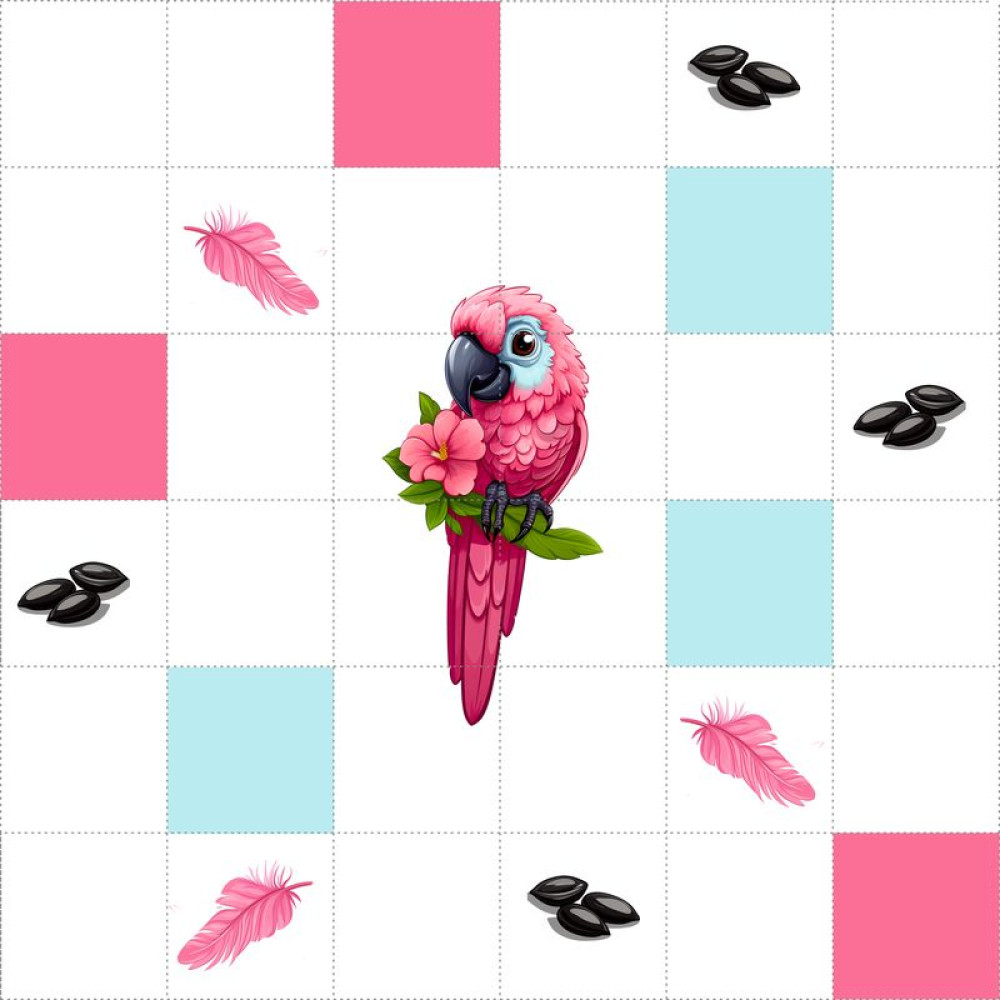 Pink Papagáj / nagy pálya / 12,5 cm mező Pink Papagáj / nagy pálya / 12,5 cm mező