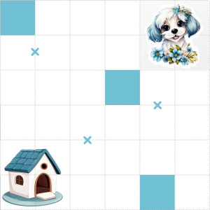 Kutya-ház / nagy pálya / 12,5 cm mező