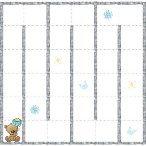 Macilabirintus teleporttal / nagy pálya / 12,5 cm mező