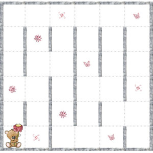 Maci labirintus / nagy pálya / 12,5 cm mező