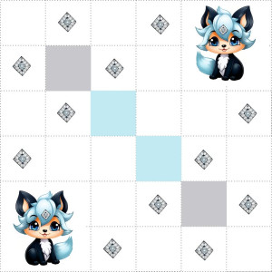 Jégcica gyémántvadászat / nagy pálya / 12,5 cm mező