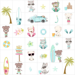 Állatok & Nyaralás / nagy pálya / 12,5 cm mező Állatok & Nyaralás / nagy pálya / 12,5 cm mező