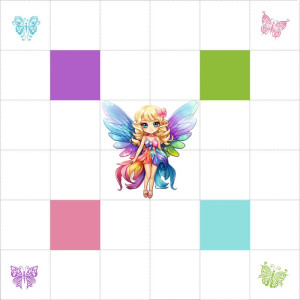 Szivárvány Tündér / nagy pálya / 12,5 cm mező