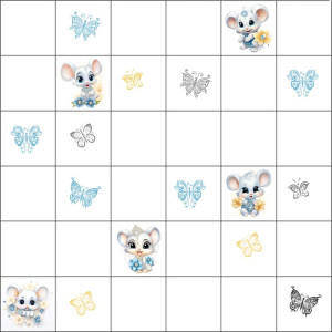 Egeres lepkefogó / nagy pálya / 12,5 cm mező