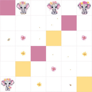 Elefánt Hercegnők / nagy pálya / 12,5 cm mező