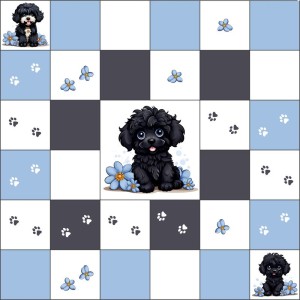 Puli kutyák / nagy pálya / 12,5 cm mező Puli kutyák / nagy pálya / 12,5 cm mező