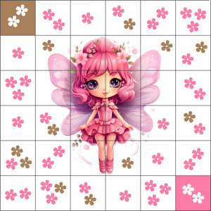 Pink Tündérmese / nagy pálya / 12,5 cm mező