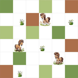 Ló-legelő / nagy pálya / 15 cm mező