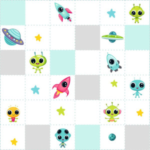 Alien - Űrlények / nagy pálya / 12,5 cm mező