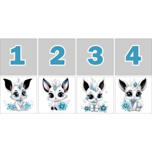 Nyulas Számkártya - 20 db