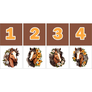 Lovak Számkártya - 20 db