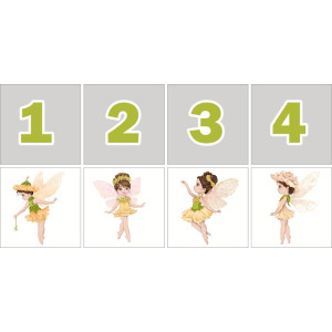 VirágTündérek Számkártya - 20 db