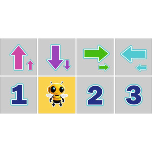 Parancskártyák, FIX, szürke - 20 db Parancskártyák, FIX, szürke - 20 db