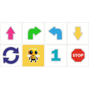 Parancskártyák, fehér - 100 db