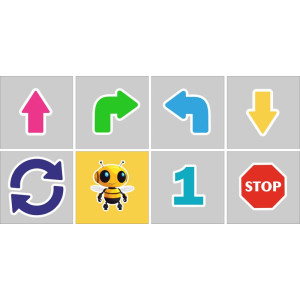 Parancskártyák, szürke - 100 db