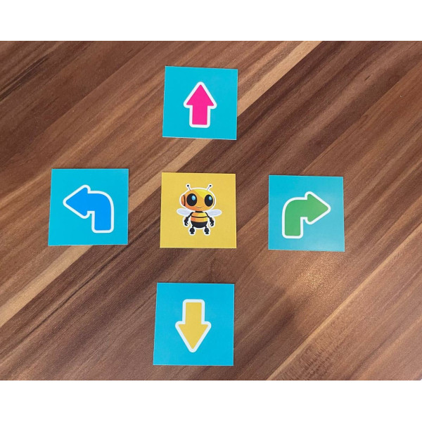 Parancskártyák, kék - 100 db