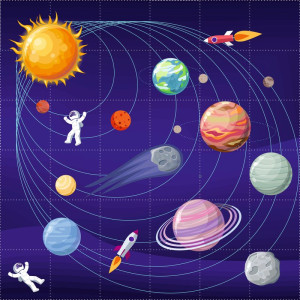 Világűr / nagy pálya / 15 cm mező